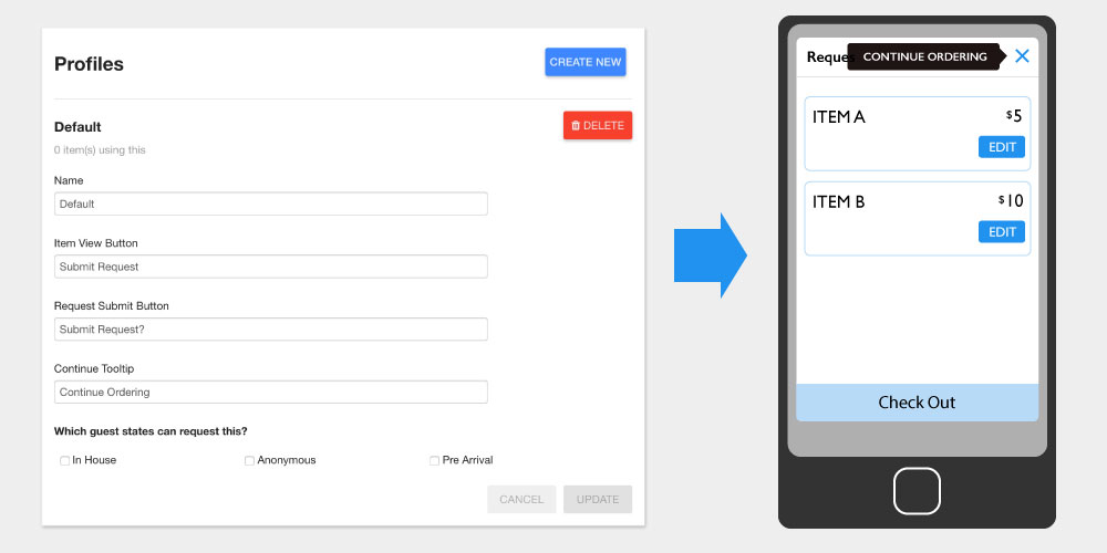 Request Settings Profiles